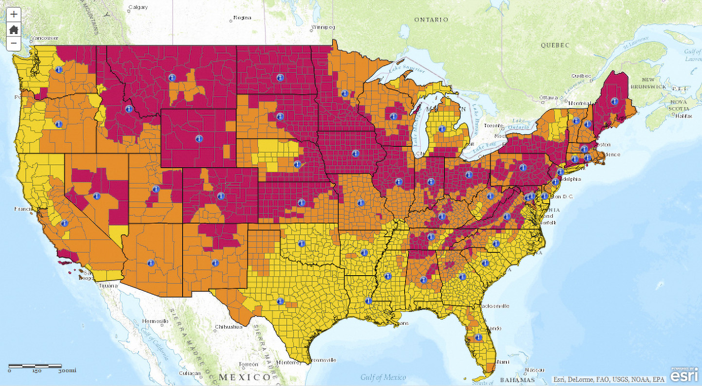 Radon Map